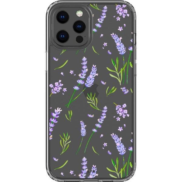 Simple Lavender Clear Phone Case Simple Lavender Clear Phone Case