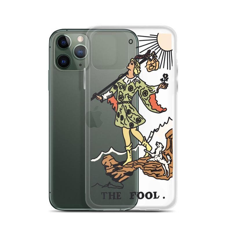 Tarot Card Illustration Clear Phone Cases - Main Image