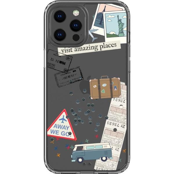 Travel Collage Clear Phone Case for Apple iPhone 15 (& more!)– The Urban Flair Travel Collage Clear Phone Case for Apple iPhone 15 (& more!)– The Urban Flair