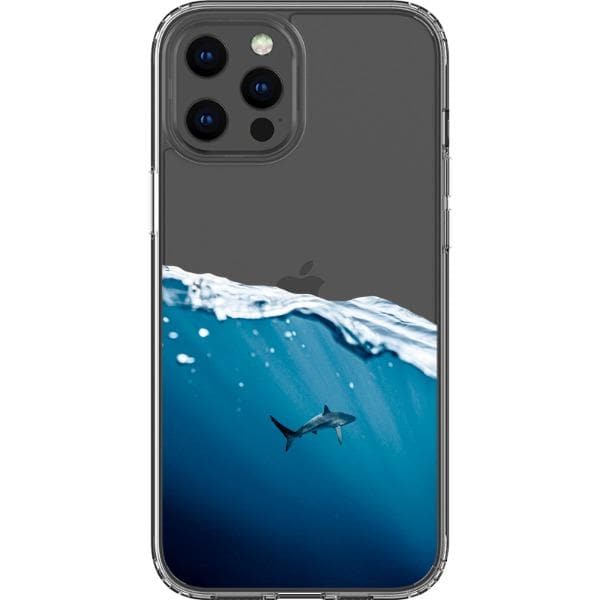 Under Water Shark Illusion Clear Phone Case Under Water Shark Illusion Clear Phone Case