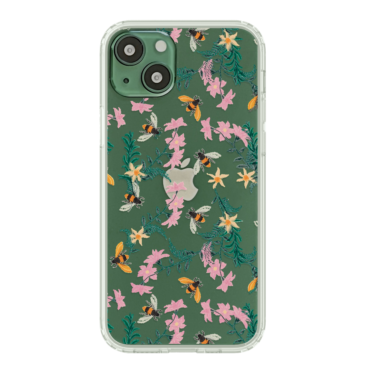 Best Floral Design Clear Phone Cases For Your Alpine Green iPhone 13 Mini, 13, 13 Pro 13 Pro Max
