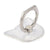 Plain Clear Cat Shape Ring Grip Holder For iPhone or Galaxy 360 Phone Stand With Silver Ring