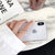 Plain Clear Flower Shape Ring Grip Holder For iPhone or Galaxy 360 Phone Stand With Silver Ring Feat