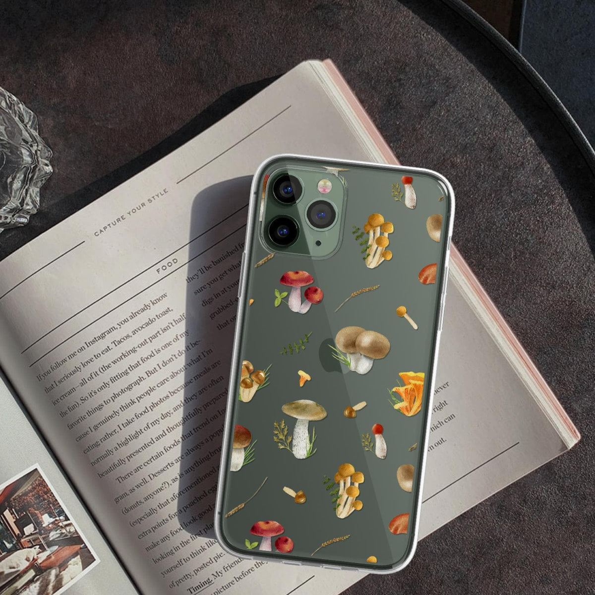Cute Mushroom Clear Phone Case Cute Mushroom Clear Phone Case
