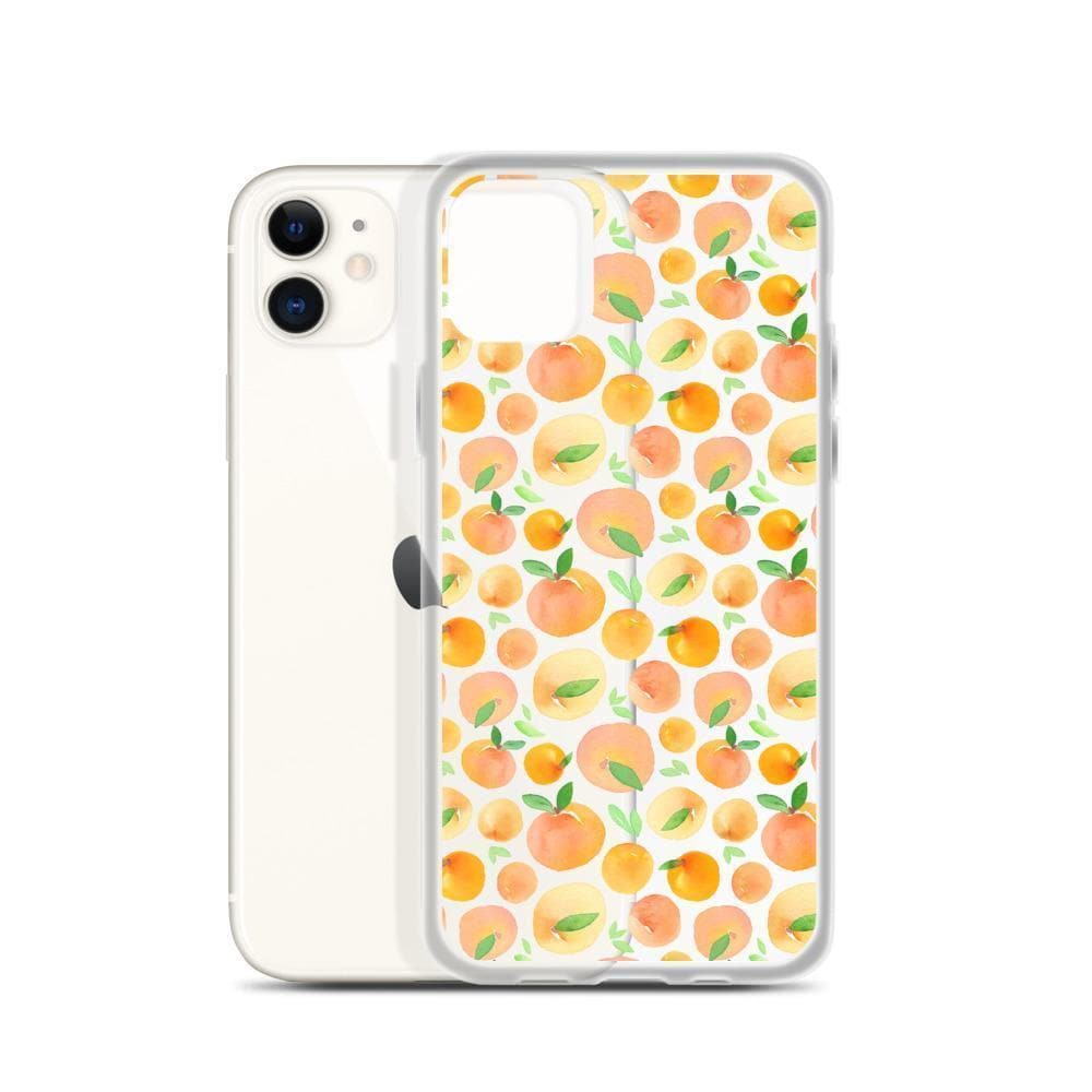 Cute Peach Phone Case - iPhone 14 Case