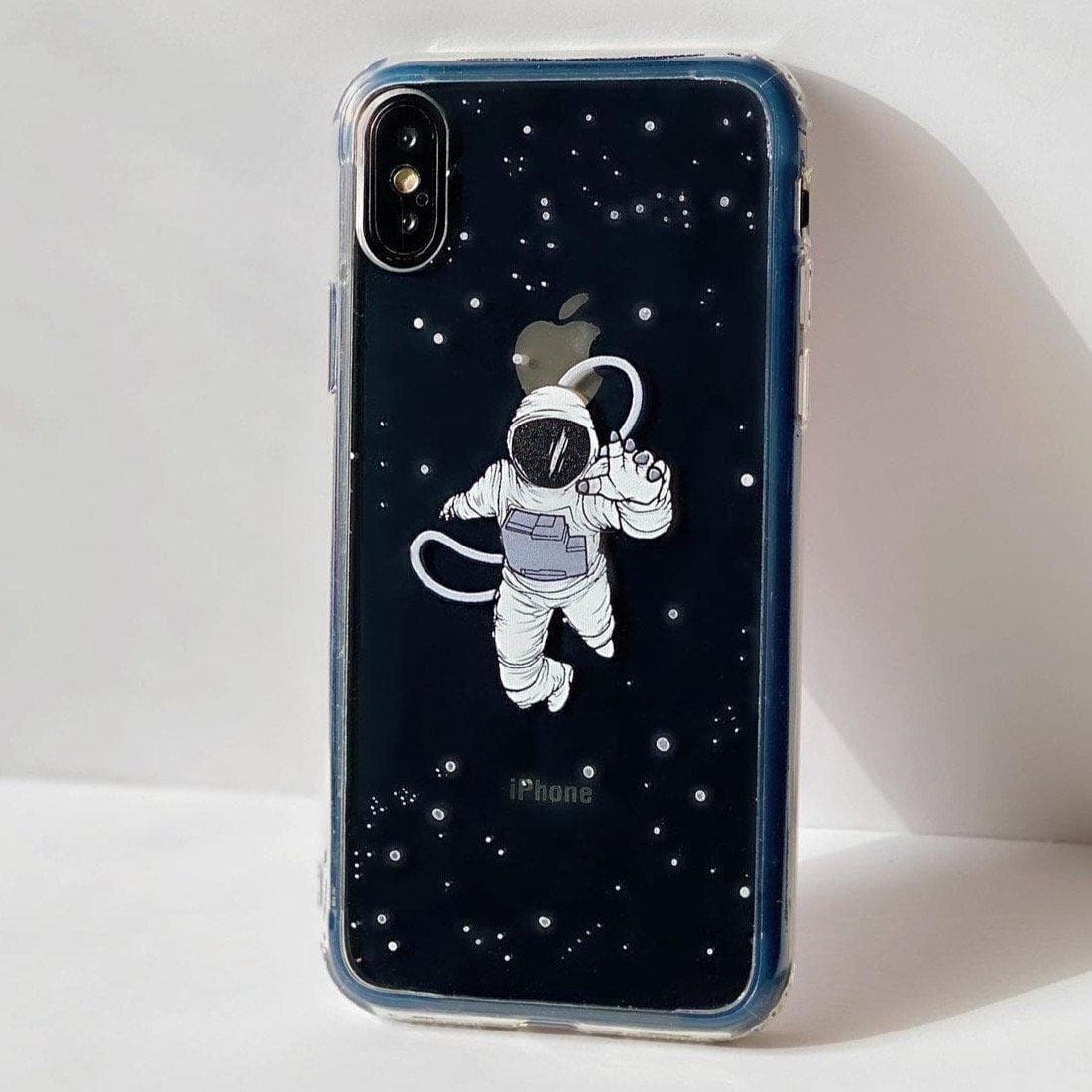 Floating Astronaut Clear Phone Case Floating Astronaut Clear Phone Case