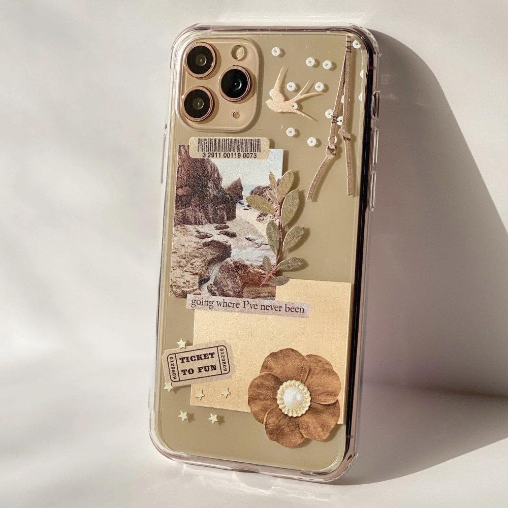 Going Places Collage Clear Phone Case for Apple iPhone 15 (& more!) The Urban Flair Going Places Collage Clear Phone Case for Apple iPhone 15 (& more!) The Urban Flair