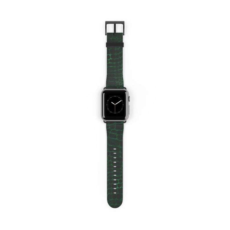 Green Snakeskin Apple Watch Band by The Urban Flair