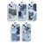Modern Abstract Phone Cases For New Blue iPhone 14 and 14 Plus Clear Cases With Cute Aesthetic Designs By The Urban Flair Feat