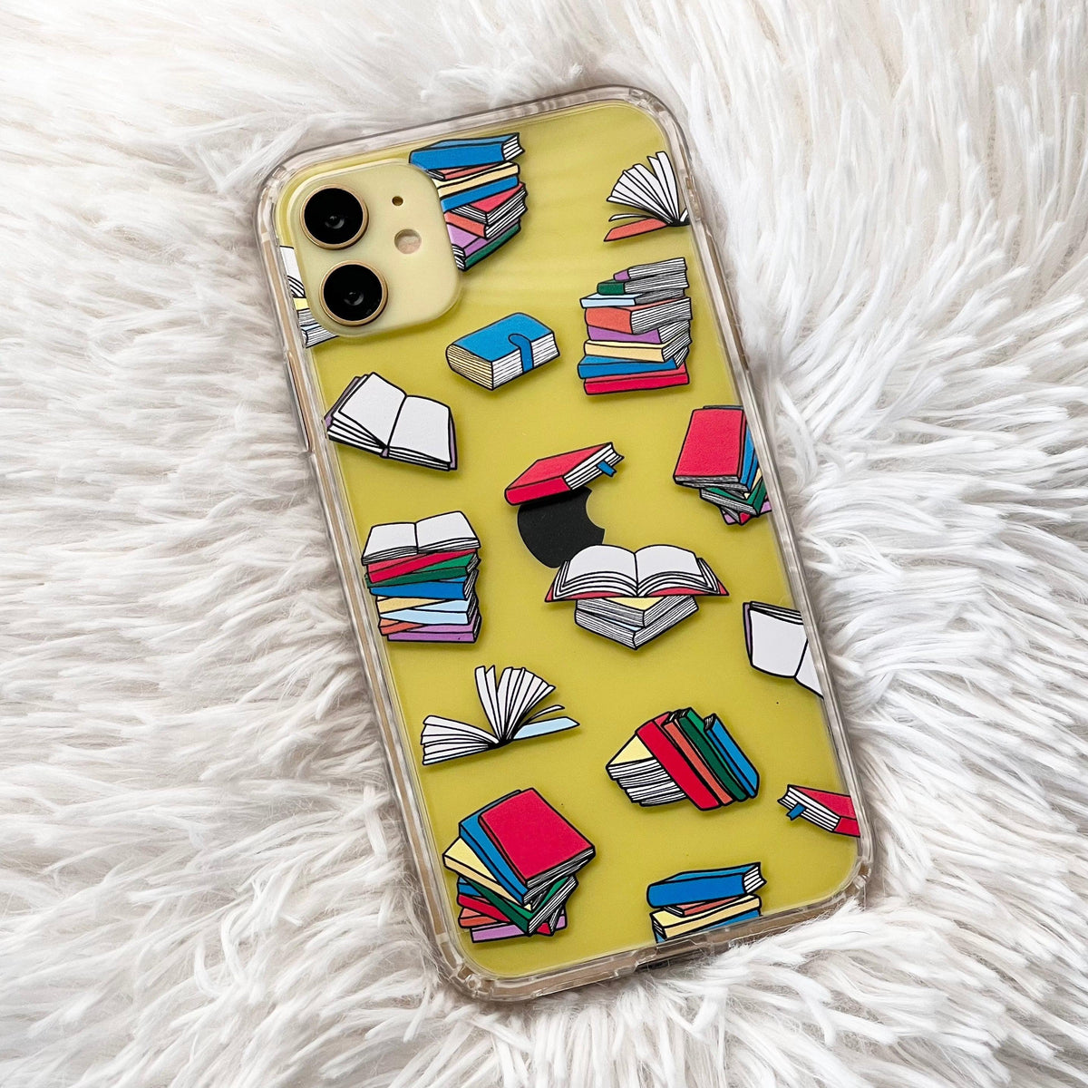 Reading Book Lover Clear Phone Case for Apple iPhone 15 (& more!) The  Urban Flair
