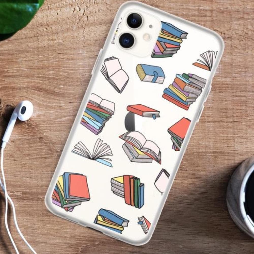 Reading Book Lover Clear Phone Case Reading Book Lover Clear Phone Case