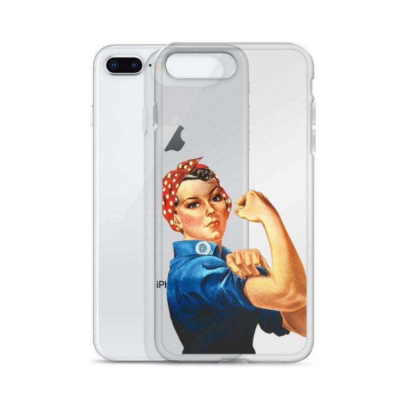 Rosie The Riveter Clear Phone Case Rosie The Riveter Clear Phone Case
