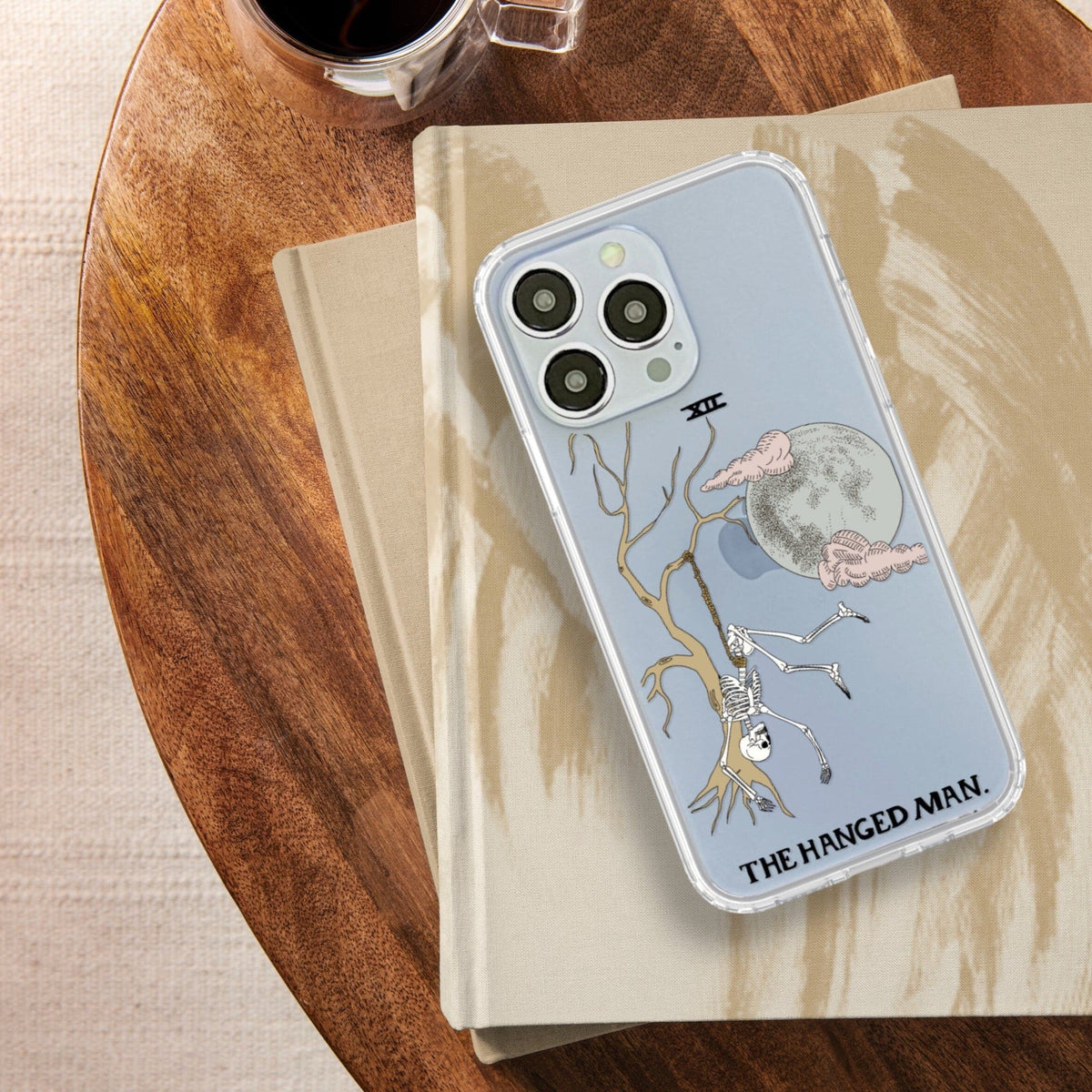 taroページ スマホケース The Star Tarot Wood Phone Case – Hand