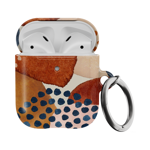 Mid-Century Organic Abstract Shapes AirPods 1st/2nd Gen Case