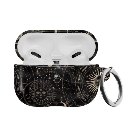 Black Zodiac Marble AirPods Pro Case