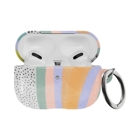 Aesthetic Abstract Pastel AirPods Pro Case