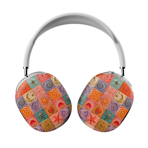 Nautical Whimsy Tiles AirPods Max Case