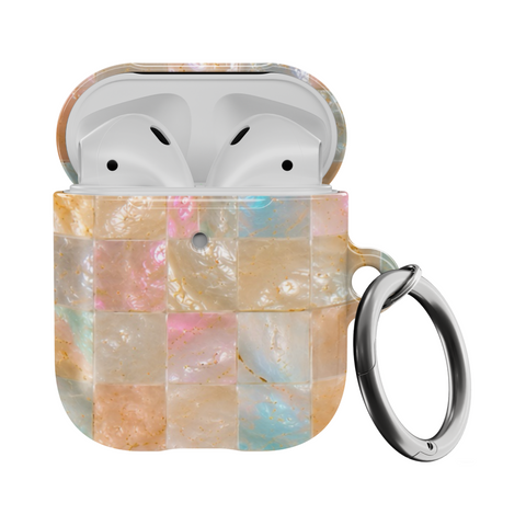 Peach Sorbet Tile Print AirPods 1st/2nd Gen Case
