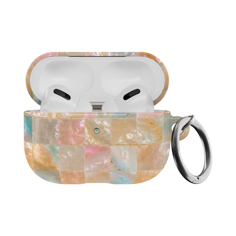 Peach Sorbet Tile Print AirPods Pro Case