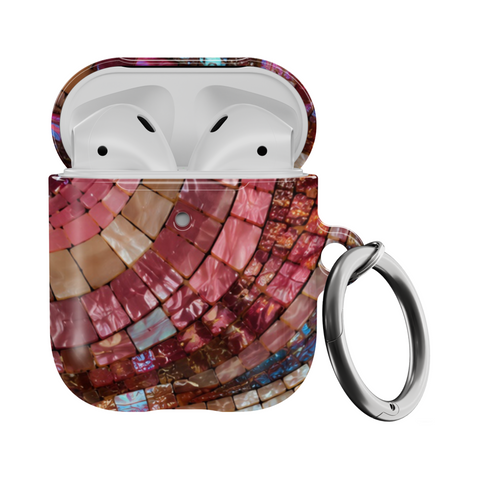Garnet Stained Glass Print AirPods 1st/2nd Gen Case