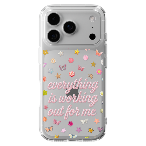 Everything Is Working Out For Me Clear Phone Case