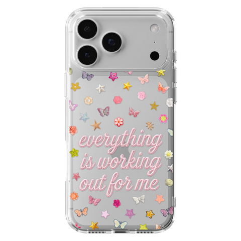 Everything Is Working Out For Me Clear Phone Case