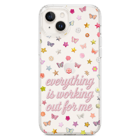 Everything Is Working Out For Me Clear Phone Case