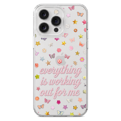 Everything Is Working Out For Me Clear Phone Case