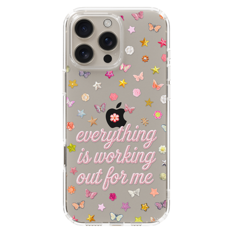 Everything Is Working Out For Me Clear Phone Case