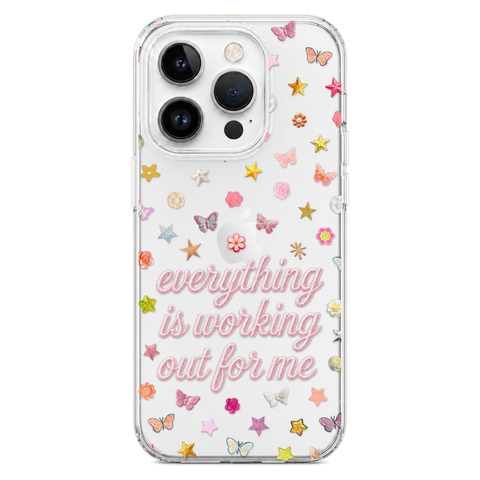 Everything Is Working Out For Me Clear Phone Case