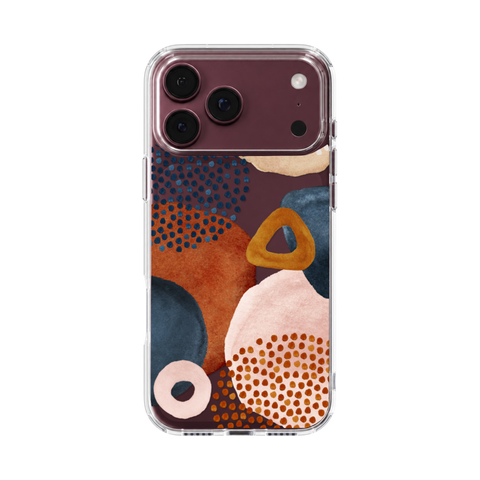 Abstract Design Clear Phone Case For iPhone 18 Pro & Max