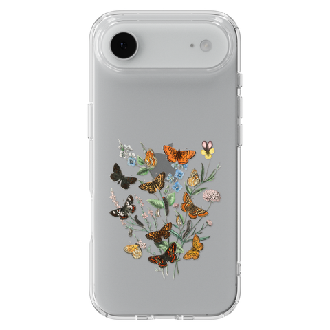 Botany Butterfly Clear Phone Case
