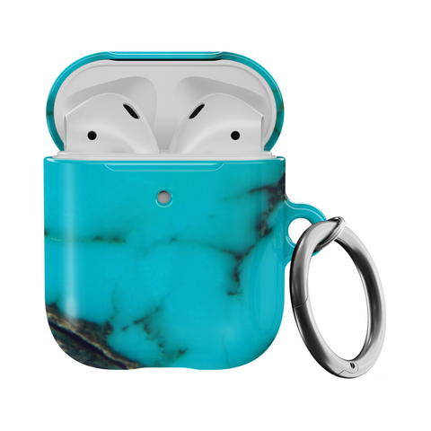Turquoise Stone Print AirPods 1st/2nd Gen Case