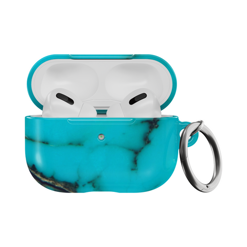 Turquoise Stone Print AirPods Pro Case