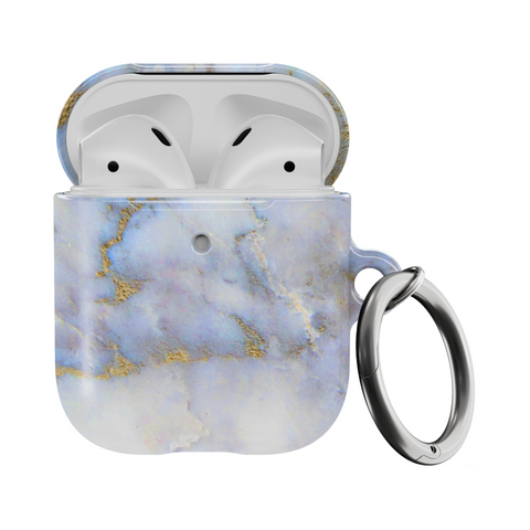 Pretty Opal Marble Print AirPods 1st/2nd Gen Case