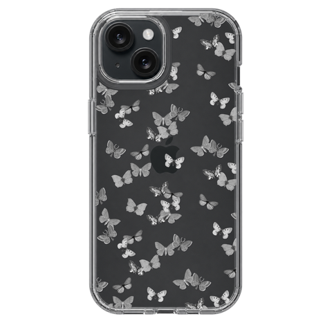 Minimalist Butterfly Clear Phone Case