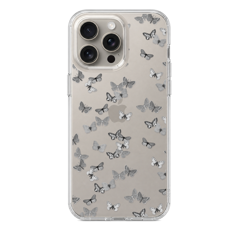 Minimalist Butterfly Clear Phone Case