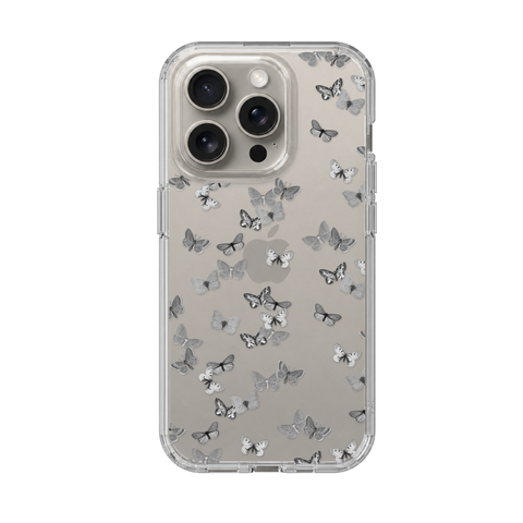 Minimalist Butterfly Clear Phone Case