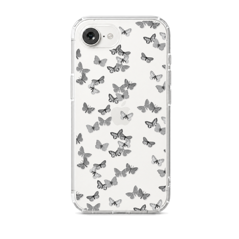 Minimalist Butterfly Clear Phone Case