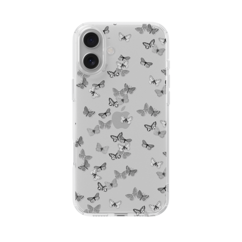 Minimalist Butterfly Clear Phone Case
