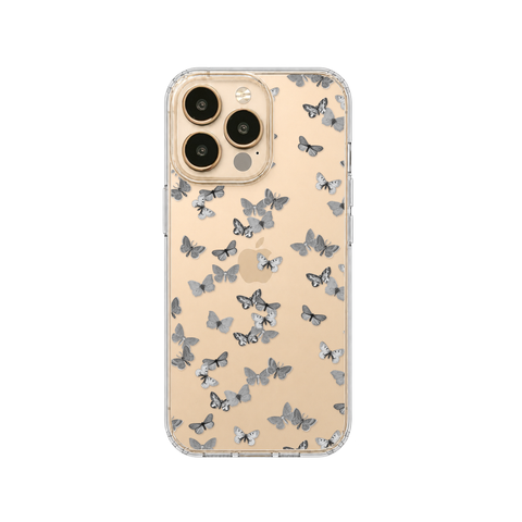 Minimalist Butterfly Clear Phone Case