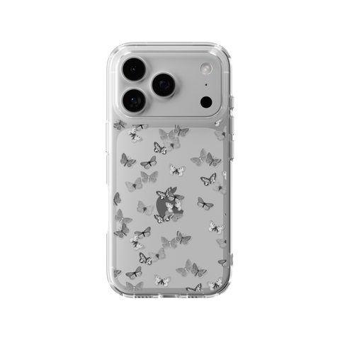 Minimalist Butterfly Clear Phone Case
