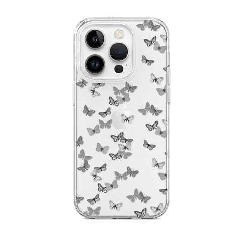 Minimalist Butterfly Clear Phone Case
