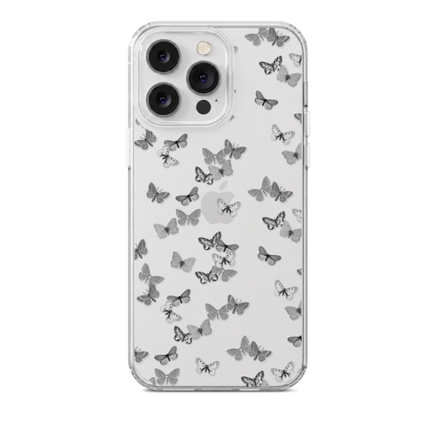 Minimalist Butterfly Clear Phone Case