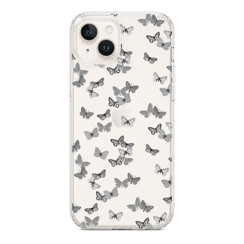 Minimalist Butterfly Clear Phone Case