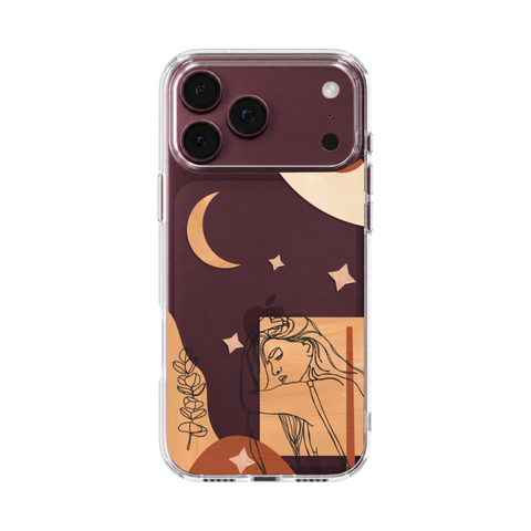 Abstract Design Clear Phone Case For iPhone 18 Pro & Max