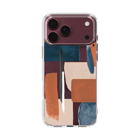 Abstract Design Clear Phone Case For iPhone 18 Pro & Max