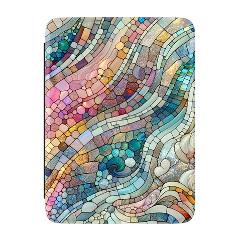 Pastel Stained Glass Kindle Case