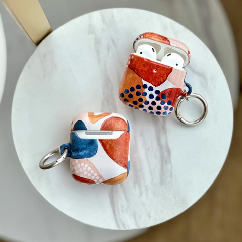 Mid-Century Organic Abstract Shapes AirPods Case for AirPods Pro and AirPods 1st/2nd Gen - The Urban Flair (Feat)