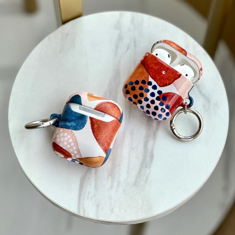 Mid-Century Organic Abstract Shapes AirPods Case for AirPods Pro and AirPods 1st/2nd Gen - The Urban Flair (Feat)